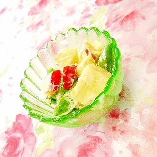 ❤薩摩芋と林檎とスナップエンドウのサラダ❤